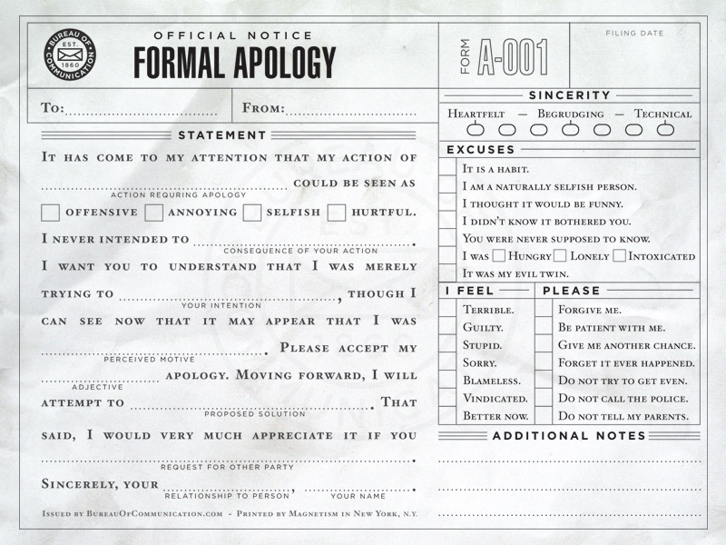 Share Work Ideas Sample - Write apology letters with apology letter samples, 